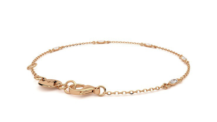 Taylor & Hart Iona Chain Bracelet Jewellery 360 degree image 14