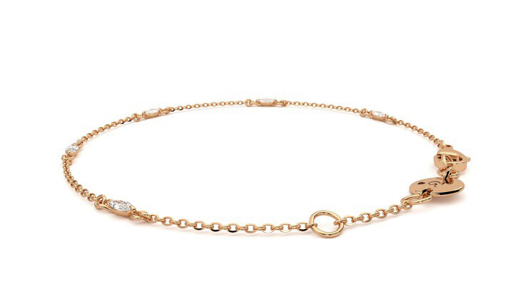 Taylor & Hart Iona Chain Bracelet Jewellery 360 degree image 19