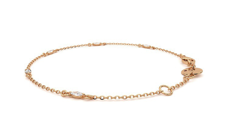 Taylor & Hart Iona Chain Bracelet Jewellery 360 degree image 20
