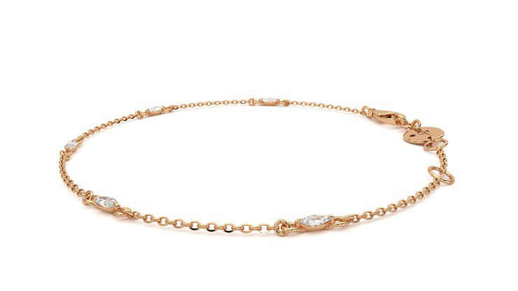 Taylor & Hart Iona Chain Bracelet Jewellery 360 degree image 22