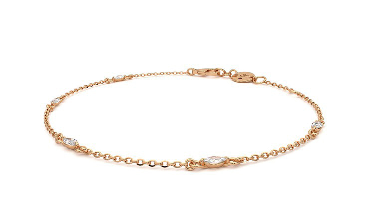 Taylor & Hart Iona Chain Bracelet Jewellery 360 degree image 26