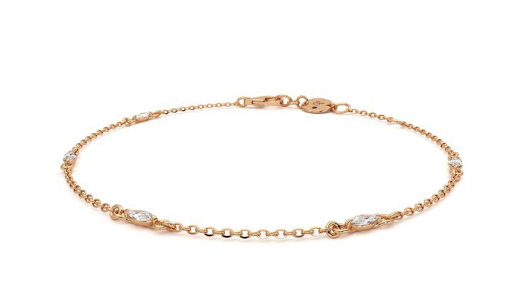 Taylor & Hart Iona Chain Bracelet Jewellery 360 degree image 28