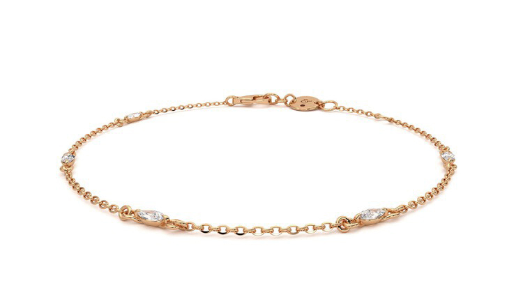 Taylor & Hart Iona Chain Bracelet Jewellery 360 degree image 29