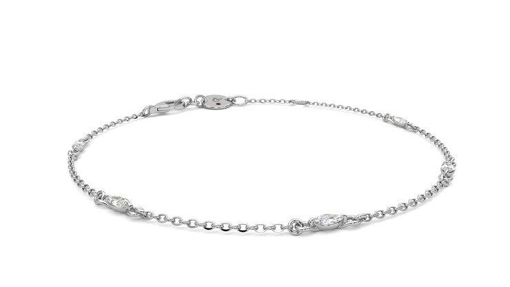 Taylor & Hart Iona Chain Bracelet Jewellery 360 degree image 6