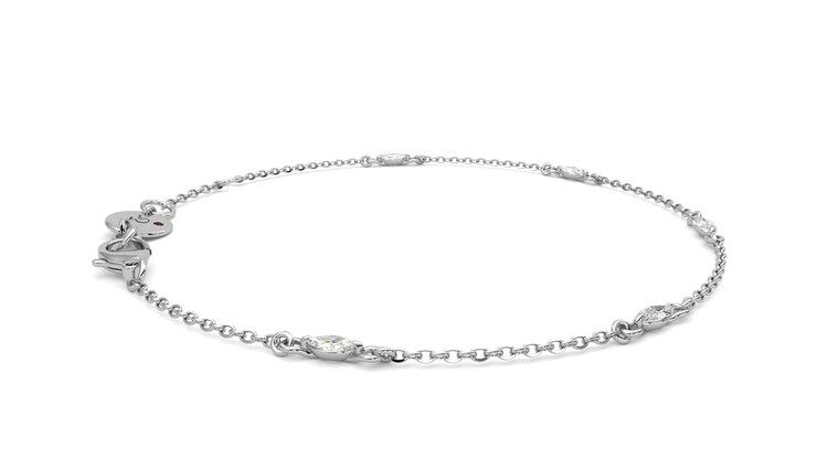 Taylor & Hart Iona Chain Bracelet Jewellery 360 degree image 11