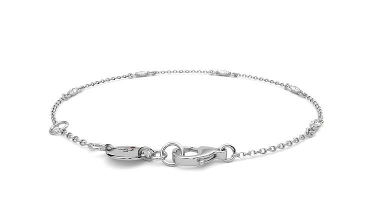 Taylor & Hart Iona Chain Bracelet Jewellery 360 degree image 15
