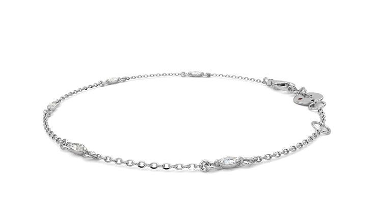 Taylor & Hart Iona Chain Bracelet Jewellery 360 degree image 22