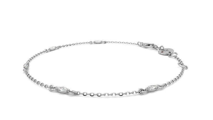 Taylor & Hart Iona Chain Bracelet Jewellery 360 degree image 23