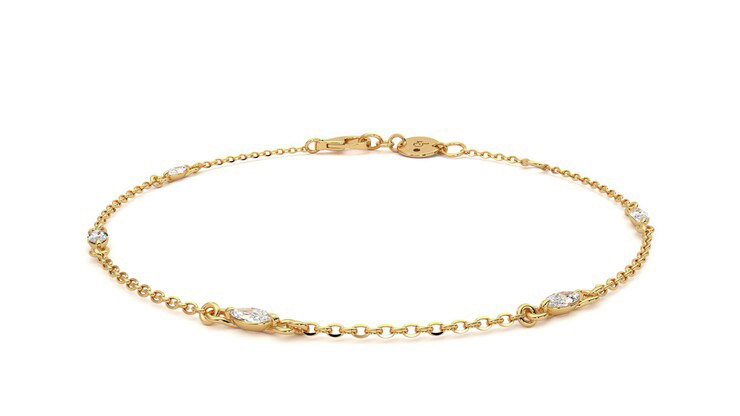 Taylor & Hart Iona Chain Bracelet Jewellery 360 degree image 2