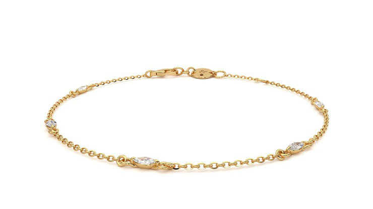 Taylor & Hart Iona Chain Bracelet Jewellery 360 degree image 3