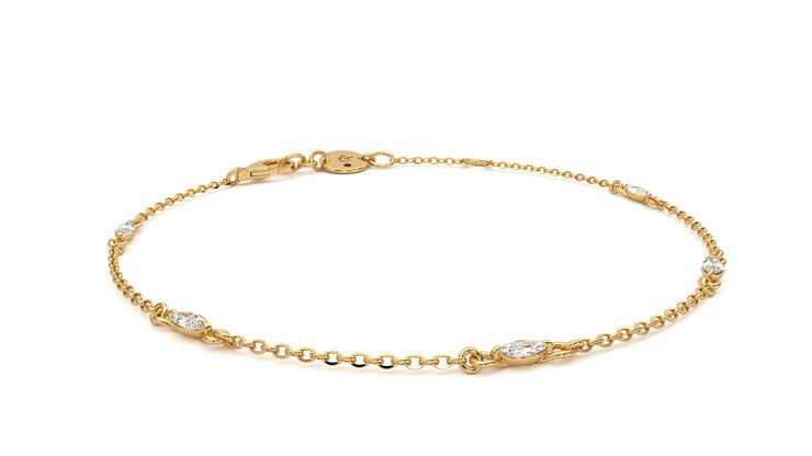Taylor & Hart Iona Chain Bracelet Jewellery 360 degree image 6