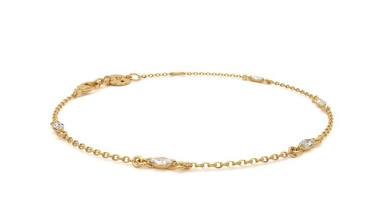 Taylor & Hart Iona Chain Bracelet Jewellery 360 degree image 8