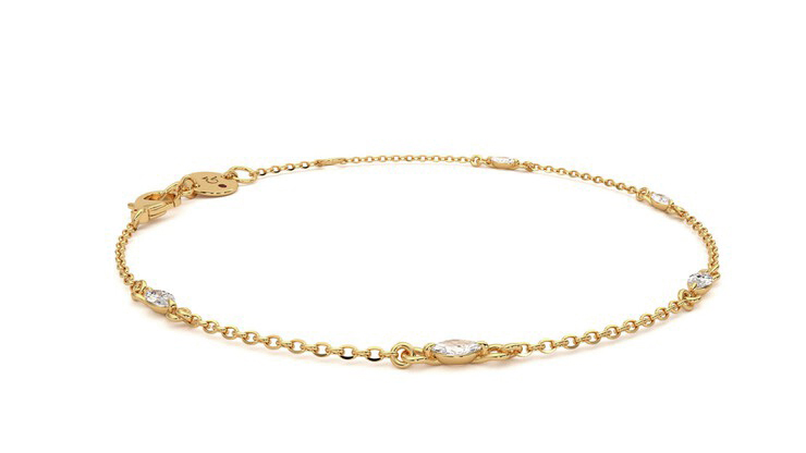 Taylor & Hart Iona Chain Bracelet Jewellery 360 degree image 9