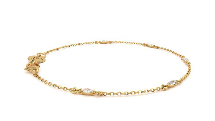 Taylor & Hart Iona Chain Bracelet Jewellery 360 degree image 11