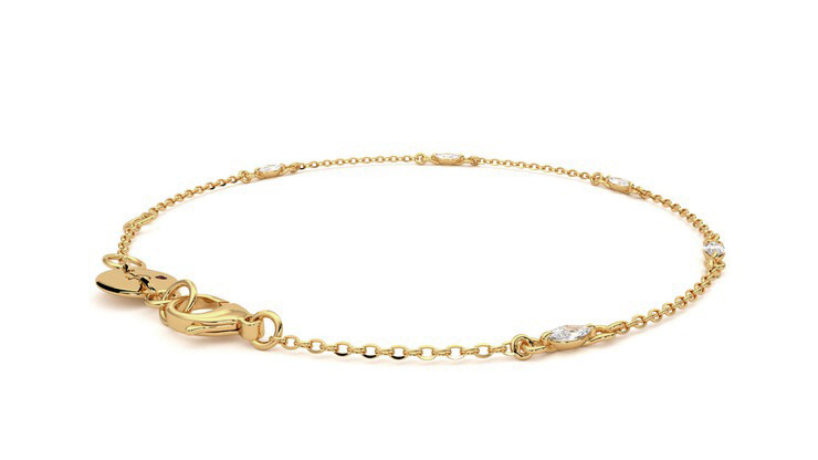 Taylor & Hart Iona Chain Bracelet Jewellery 360 degree image 13