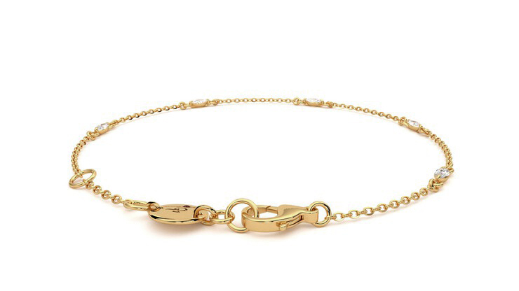 Taylor & Hart Iona Chain Bracelet Jewellery 360 degree image 15