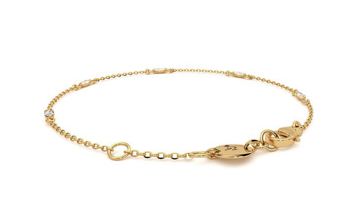 Taylor & Hart Iona Chain Bracelet Jewellery 360 degree image 17