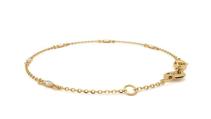 Taylor & Hart Iona Chain Bracelet Jewellery 360 degree image 19