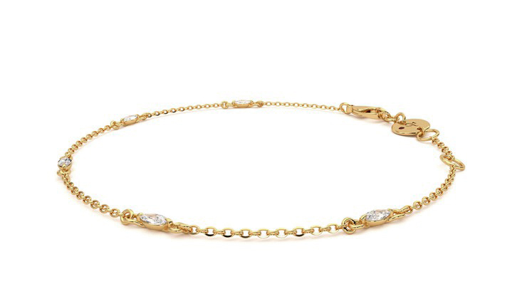 Taylor & Hart Iona Chain Bracelet Jewellery 360 degree image 23
