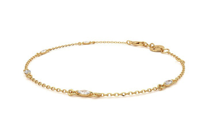 Taylor & Hart Iona Chain Bracelet Jewellery 360 degree image 24