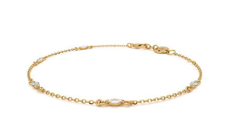Taylor & Hart Iona Chain Bracelet Jewellery 360 degree image 25