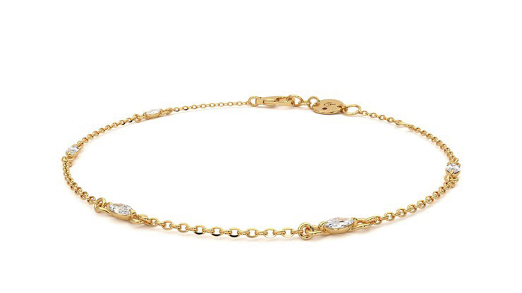Taylor & Hart Iona Chain Bracelet Jewellery 360 degree image 27