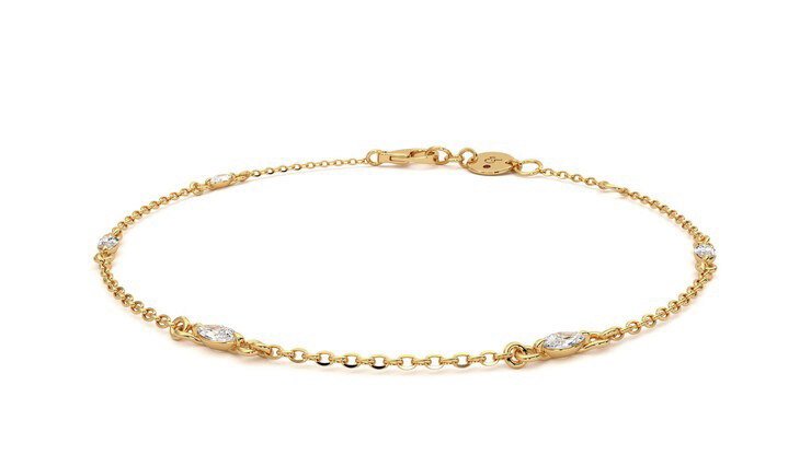 Taylor & Hart Iona Chain Bracelet Jewellery 360 degree image 28