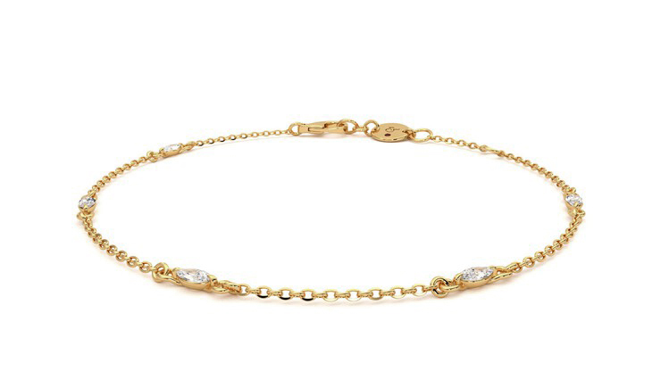 Taylor & Hart Iona Chain Bracelet Jewellery 360 degree image 29