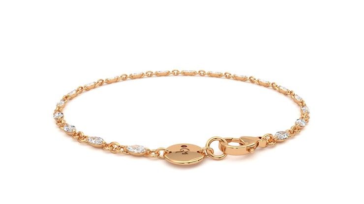 Taylor & Hart Iona Tennis Bracelet Jewellery 360 degree image 16