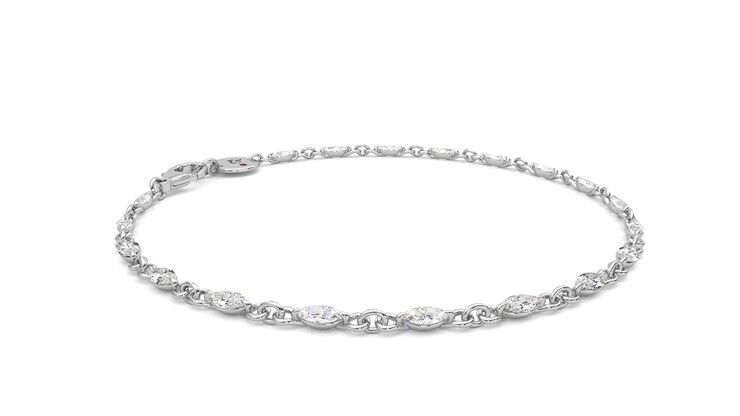 Taylor & Hart Iona Tennis Bracelet Jewellery 360 degree image 8