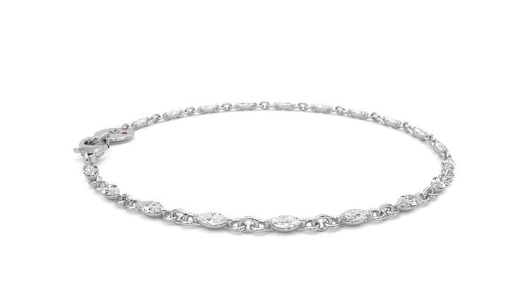 Taylor & Hart Iona Tennis Bracelet Jewellery 360 degree image 10