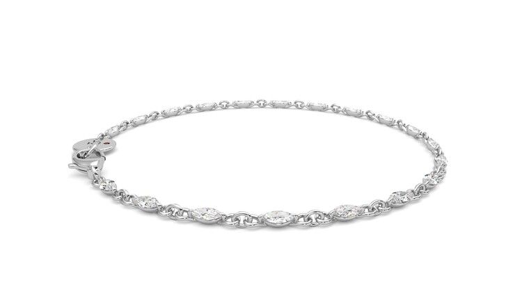 Taylor & Hart Iona Tennis Bracelet Jewellery 360 degree image 11