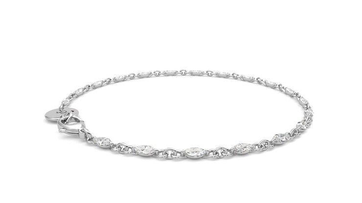 Taylor & Hart Iona Tennis Bracelet Jewellery 360 degree image 12