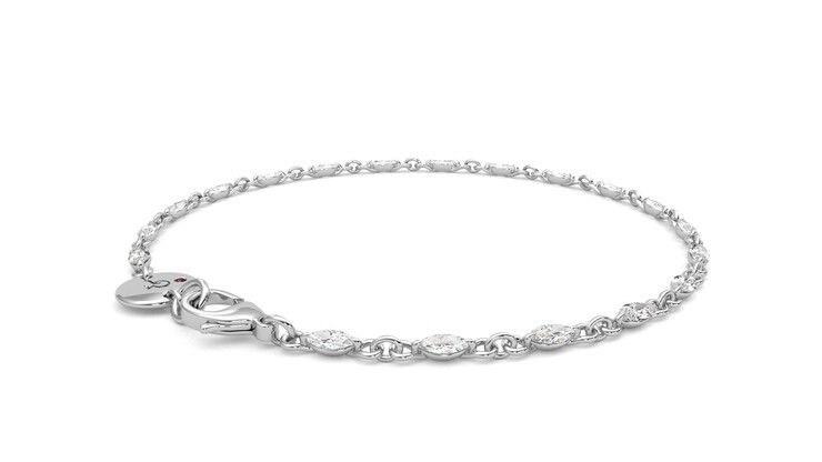 Taylor & Hart Iona Tennis Bracelet Jewellery 360 degree image 13