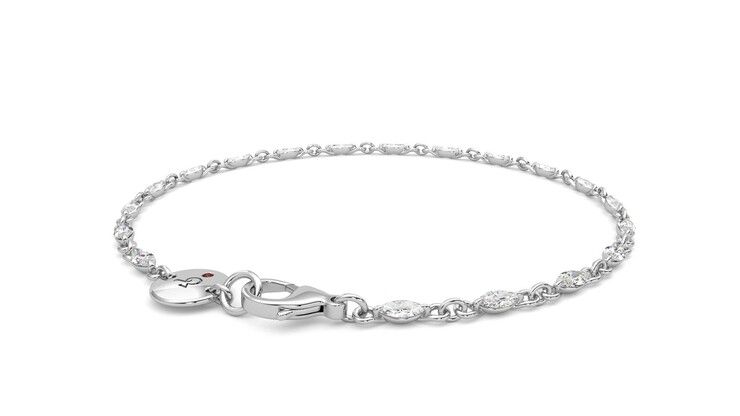 Taylor & Hart Iona Tennis Bracelet Jewellery 360 degree image 14