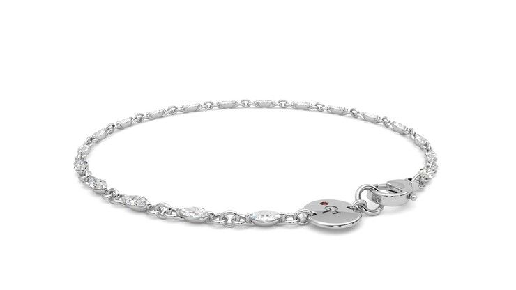 Taylor & Hart Iona Tennis Bracelet Jewellery 360 degree image 17