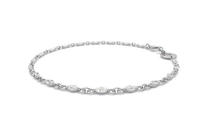 Taylor & Hart Iona Tennis Bracelet Jewellery 360 degree image 22