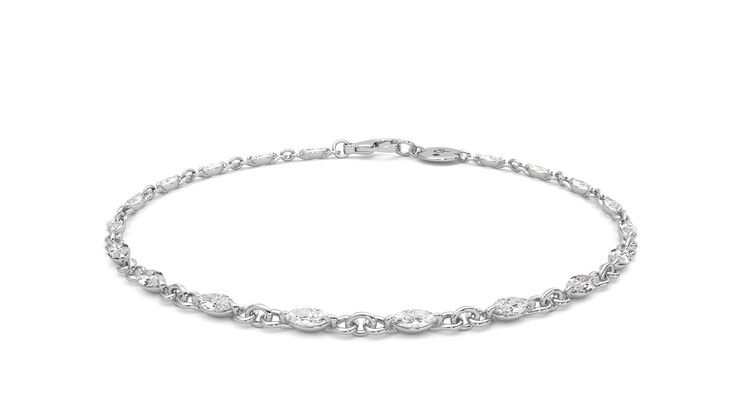 Taylor & Hart Iona Tennis Bracelet Jewellery 360 degree image 28