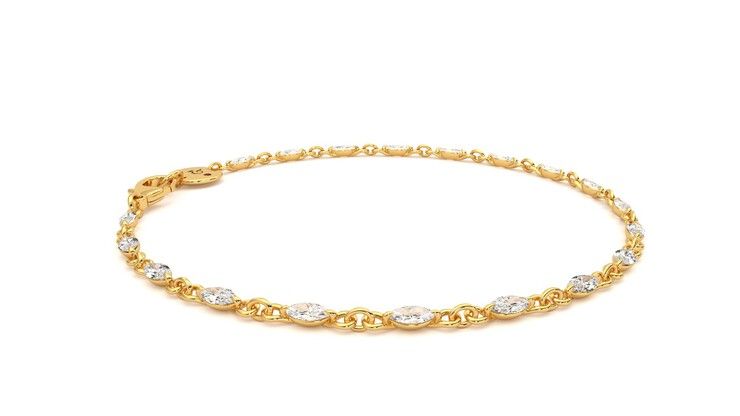 Taylor & Hart Iona Tennis Bracelet Jewellery 360 degree image 9