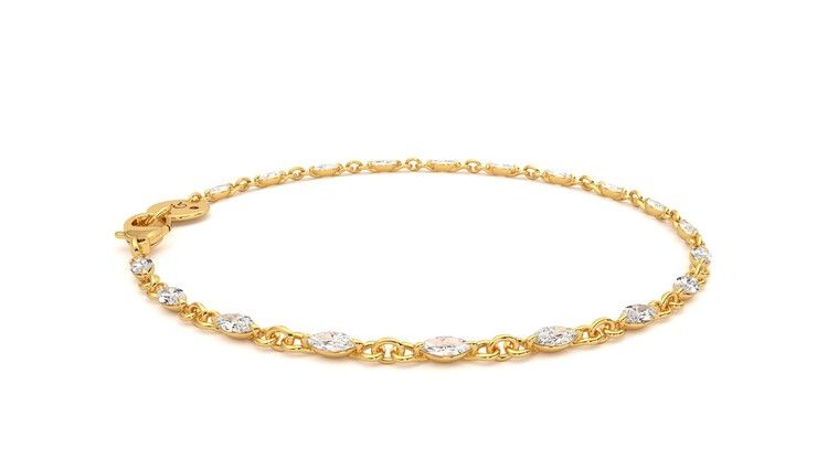 Taylor & Hart Iona Tennis Bracelet Jewellery 360 degree image 10