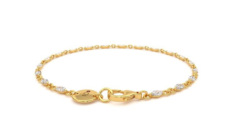 Taylor & Hart Iona Tennis Bracelet Jewellery 360 degree image 15