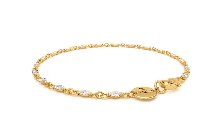 Taylor & Hart Iona Tennis Bracelet Jewellery 360 degree image 17