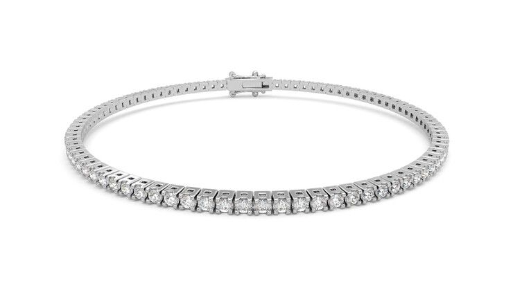 Taylor & Hart Juniper 2.00ct Tennis Bracelet Jewellery 360 degree image 2