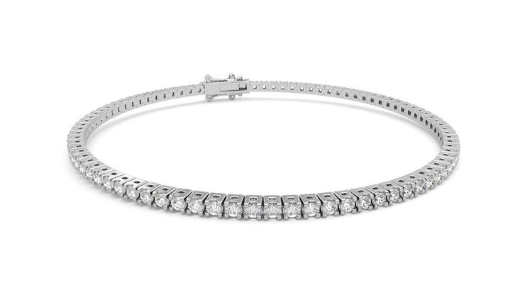 Taylor & Hart Juniper 2.00ct Tennis Bracelet Jewellery 360 degree image 4