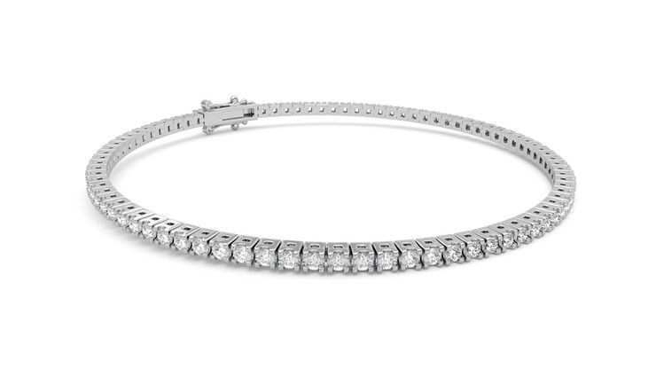 Taylor & Hart Juniper 2.00ct Tennis Bracelet Jewellery 360 degree image 6