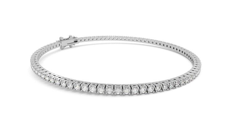 Taylor & Hart Juniper 2.00ct Tennis Bracelet Jewellery 360 degree image 7