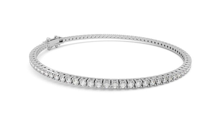 Taylor & Hart Juniper 2.00ct Tennis Bracelet Jewellery 360 degree image 8