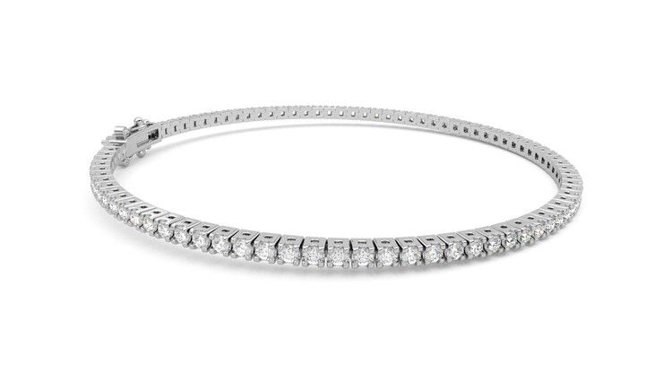 Taylor & Hart Juniper 2.00ct Tennis Bracelet Jewellery 360 degree image 9
