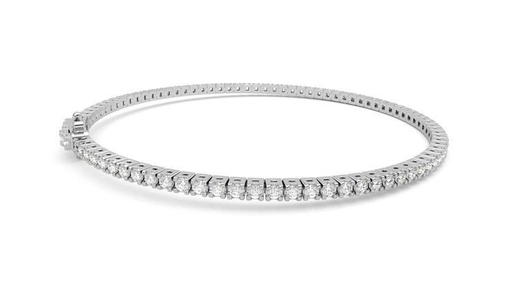 Taylor & Hart Juniper 2.00ct Tennis Bracelet Jewellery 360 degree image 11