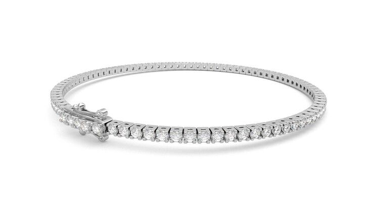 Taylor & Hart Juniper 2.00ct Tennis Bracelet Jewellery 360 degree image 13